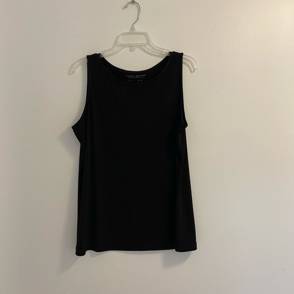 Susan Graver sleeveless tunic top
